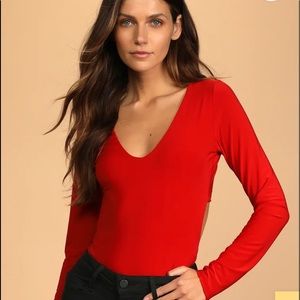 LuLu’s Red Body suit